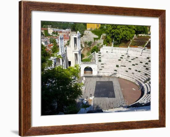 Roman Marble Amphitheatre Built in the 2nd Century, Plovidv, Bulgaria, Europe-Dallas & John Heaton-Framed Photographic Print