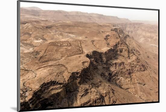 Roman Military Camp Ruins and the Judaean Desert, Israel, Middle East-Eleanor Scriven-Mounted Photographic Print
