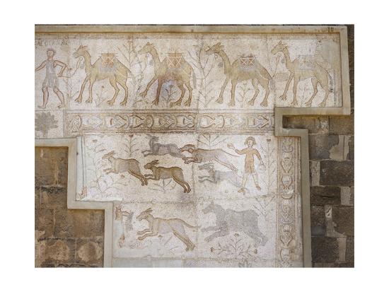 roman mosaic at the