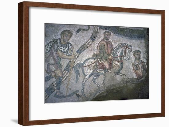 Roman mosaic from Bulla Regia, 2nd century BC-Unknown-Framed Giclee Print