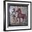 Roman mosaic of a charioteer, 1st century. Artist: Unknown-Unknown-Framed Giclee Print