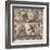 Roman Mosaic of Gladiators, 3rd C-null-Framed Art Print