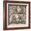 Roman Mosaic of Gladiators, 3rd C-null-Framed Art Print