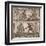 Roman Mosaic of Gladiators, 3rd C-null-Framed Art Print