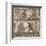 Roman Mosaic of Gladiators, 3rd C-null-Framed Art Print