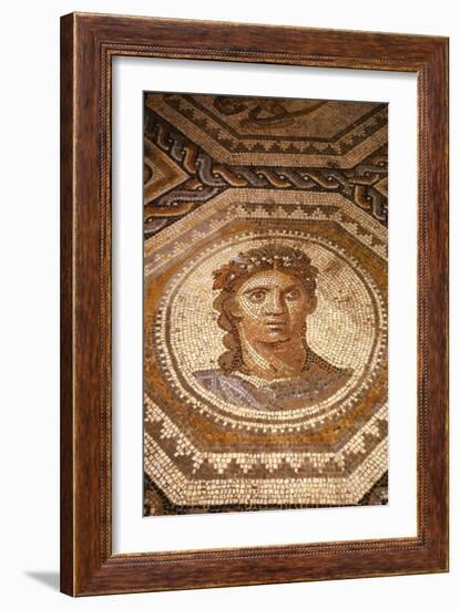 Roman Mosaic of the Season Summer at Museum of Pagan Art, Arles, France, c1st-2nd century-Unknown-Framed Giclee Print