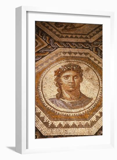 Roman Mosaic of the Season Summer at Museum of Pagan Art, Arles, France, c1st-2nd century-Unknown-Framed Giclee Print