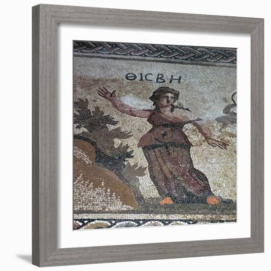 Roman Mosaic of Thisbe, 3rd Century-CM Dixon-Framed Photographic Print