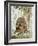 Roman Mosaic, Tragic Mask-null-Framed Giclee Print