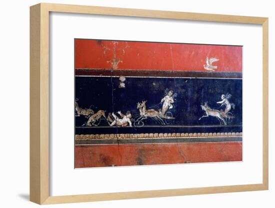 Roman mural, House of the Vettii, Pompeii, Italy. Artist: Unknown-Unknown-Framed Giclee Print