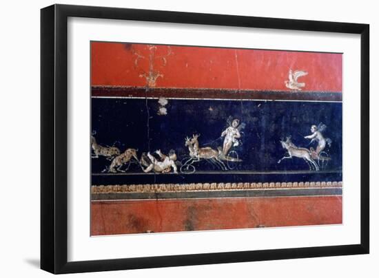 Roman mural, House of the Vettii, Pompeii, Italy. Artist: Unknown-Unknown-Framed Giclee Print