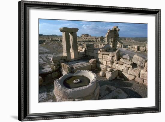 Roman Olive Presses in the City of Sufetula-CM Dixon-Framed Photographic Print