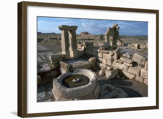 Roman Olive Presses in the City of Sufetula-CM Dixon-Framed Photographic Print