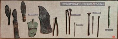 Surgical Instruments, Found in Egypt by Antoine Barthelemy Clot Bey-Roman Period Egyptian-Giclee Print