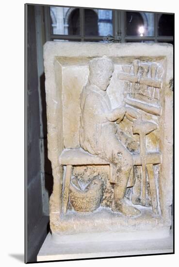 Roman relief of a shoe-maker or repairer from Rheims, France, c1st-2nd century-Unknown-Mounted Giclee Print