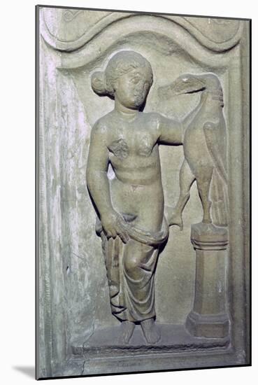Roman relief of Leda and the Swan. Artist: Unknown-Unknown-Mounted Giclee Print