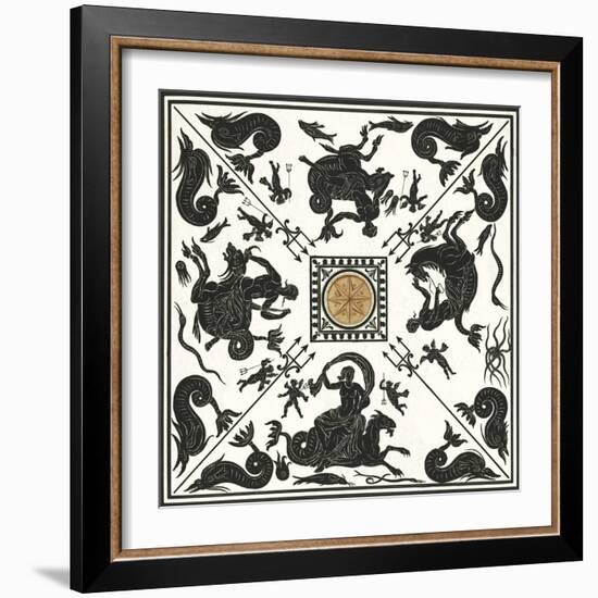 Roman Repeat - Nereids-Historic Collection-Framed Giclee Print