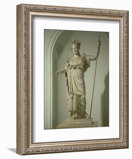 Roman Replica of the Athena Farnese-Phidias-Framed Giclee Print