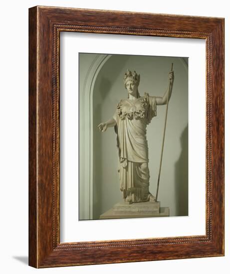 Roman Replica of the Athena Farnese-Phidias-Framed Giclee Print