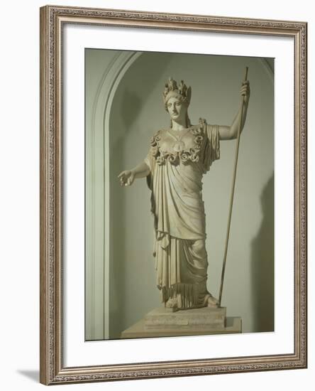 Roman Replica of the Athena Farnese-Phidias-Framed Giclee Print