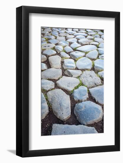 Roman Road Close to Arch of Constantine, Arco Di Costantino, Rome, Latium, Italy-Nico Tondini-Framed Photographic Print