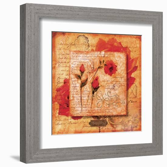 Roman Rose Gallery-Smaragda-Joadoor-Framed Art Print