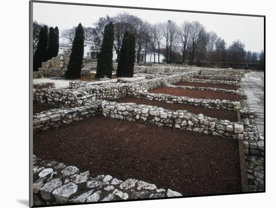 Roman Ruins at Aquinco, Budapest, Hungary-null-Mounted Giclee Print