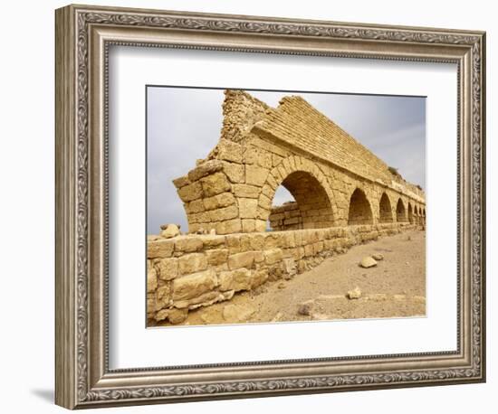 Roman Ruins in Caesarea, Israel, Middle East-Michael DeFreitas-Framed Photographic Print