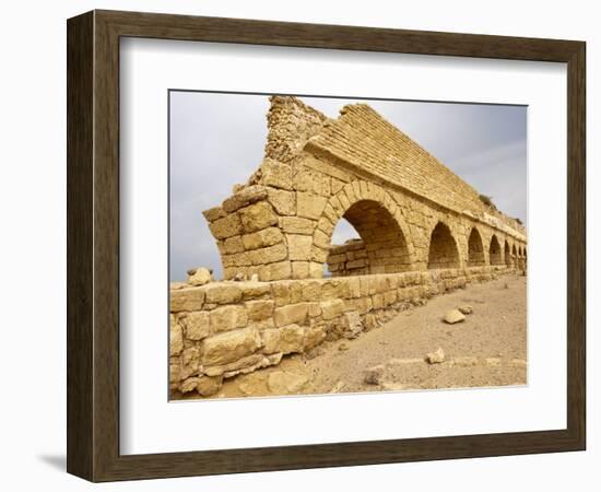 Roman Ruins in Caesarea, Israel, Middle East-Michael DeFreitas-Framed Photographic Print