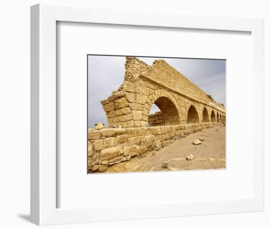 Roman Ruins in Caesarea, Israel, Middle East-Michael DeFreitas-Framed Photographic Print