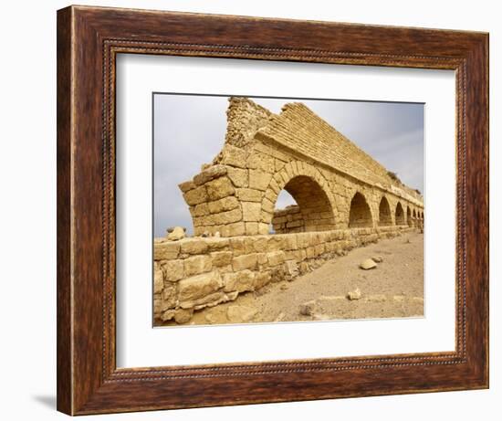 Roman Ruins in Caesarea, Israel, Middle East-Michael DeFreitas-Framed Photographic Print