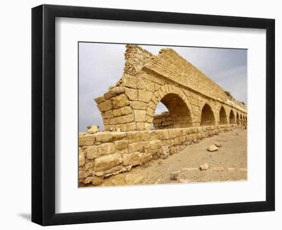 Roman Ruins in Caesarea, Israel, Middle East-Michael DeFreitas-Framed Photographic Print