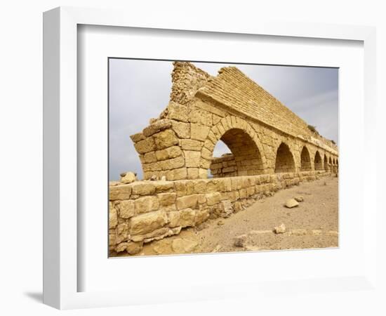 Roman Ruins in Caesarea, Israel, Middle East-Michael DeFreitas-Framed Photographic Print