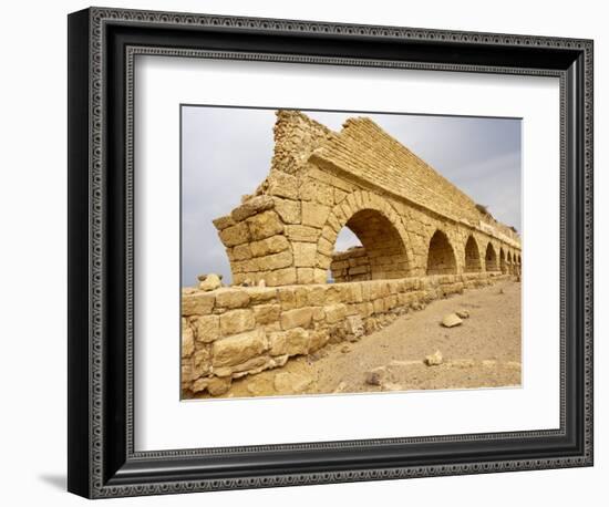 Roman Ruins in Caesarea, Israel, Middle East-Michael DeFreitas-Framed Photographic Print