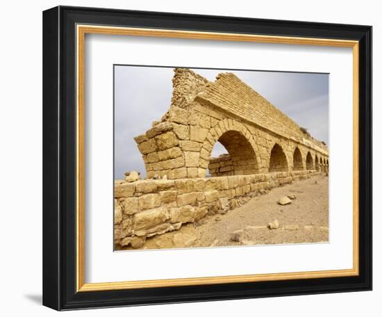 Roman Ruins in Caesarea, Israel, Middle East-Michael DeFreitas-Framed Photographic Print