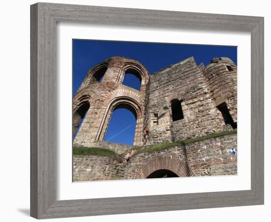Roman Ruins of the Kaiserthermen, UNESCO World Heritage Site, Trier, Rhineland-Palatinate, Germany,-Hans Peter Merten-Framed Photographic Print
