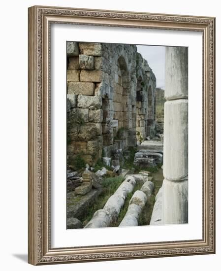 Roman Ruins, Perge, Anatolia, Turkey, Eurasia-Ethel Davies-Framed Photographic Print
