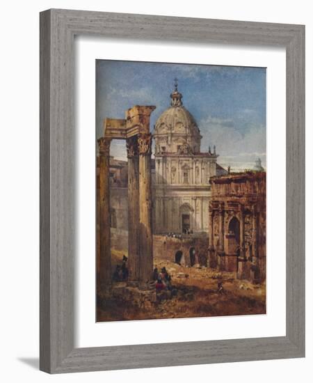 'Roman Scene', c1831-William Wyld-Framed Giclee Print