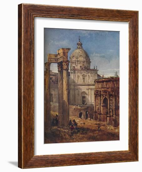 'Roman Scene', c1831-William Wyld-Framed Giclee Print