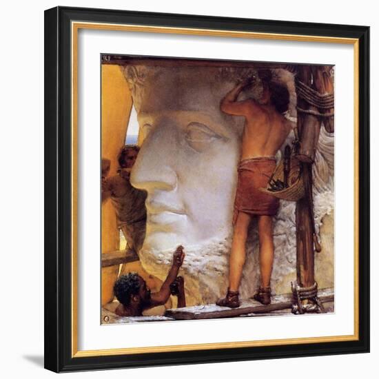 Roman Sculptors, 1877-Sir Lawrence Alma-Tadema-Framed Giclee Print