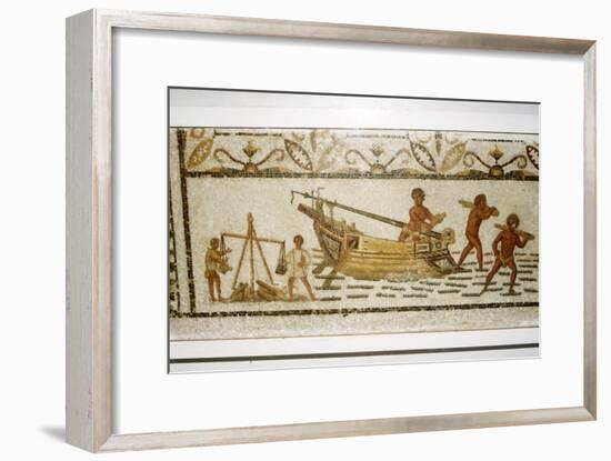 Roman Sea mosaic, 2nd-3rd century-Unknown-Framed Giclee Print