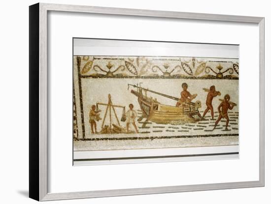 Roman Sea mosaic, 2nd-3rd century-Unknown-Framed Giclee Print