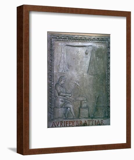 Roman smith at work, 2nd century. Artist: Unknown-Unknown-Framed Giclee Print