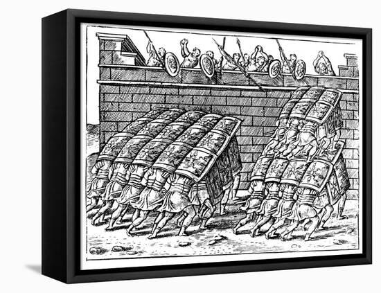 Roman Soldiers Attacking a Fortress, 1605-null-Framed Premier Image Canvas