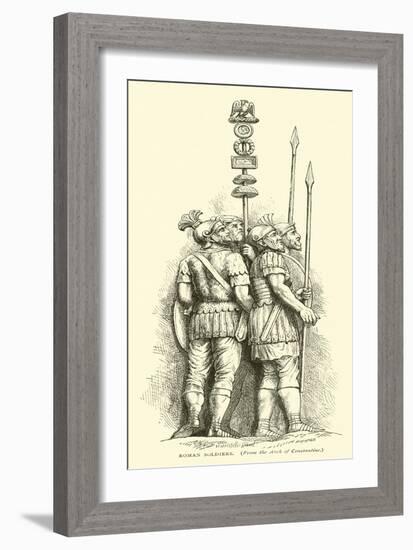 Roman Soldiers-null-Framed Giclee Print