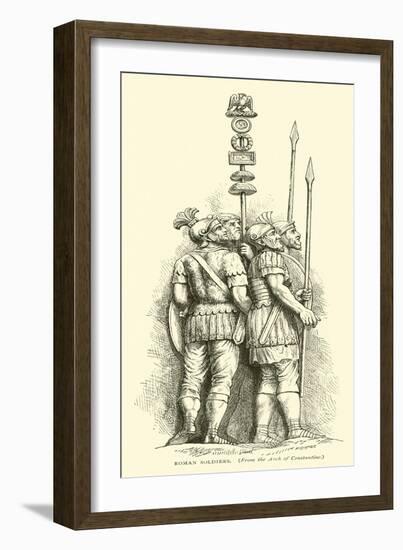 Roman Soldiers-null-Framed Giclee Print