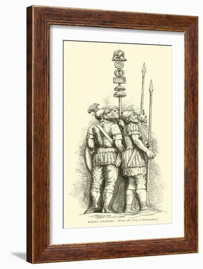 Roman Soldiers-null-Framed Giclee Print