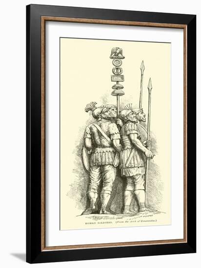 Roman Soldiers-null-Framed Giclee Print