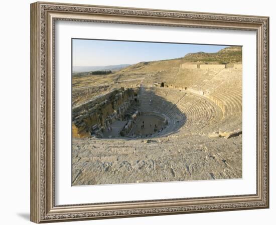 Roman Spa City of Hieropolis (Hierapolis), Pamukkale, Unesco World Heritage Site, Anatolia, Turkey-Alison Wright-Framed Photographic Print