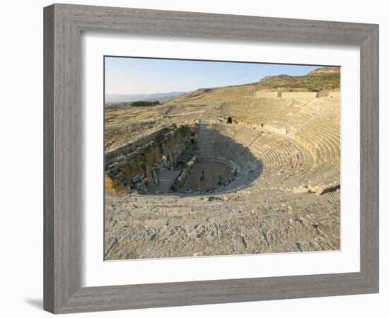 Roman Spa City of Hieropolis (Hierapolis), Pamukkale, Unesco World Heritage Site, Anatolia, Turkey-Alison Wright-Framed Photographic Print